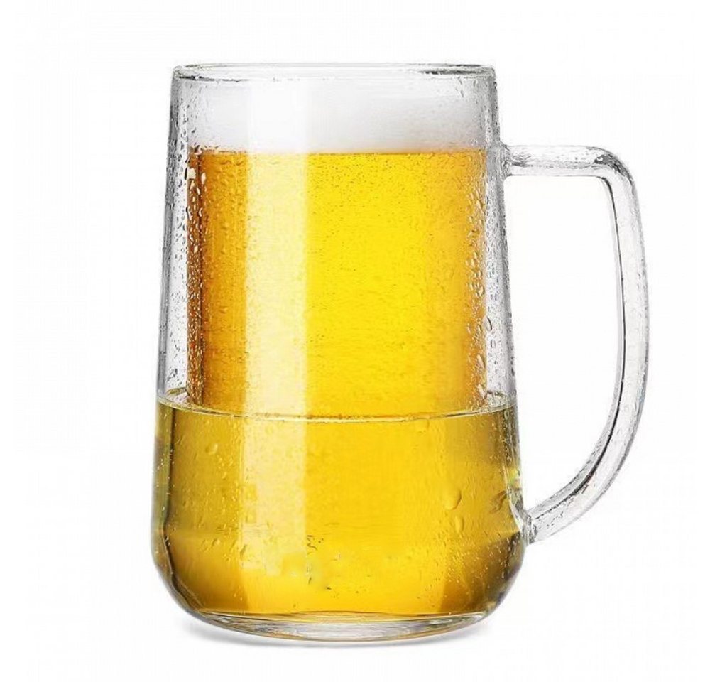 FELIXLEO Teekanne Biergläser Halber Liter Langlebige Bierkrüge 480 ml Wasserbecher von FELIXLEO