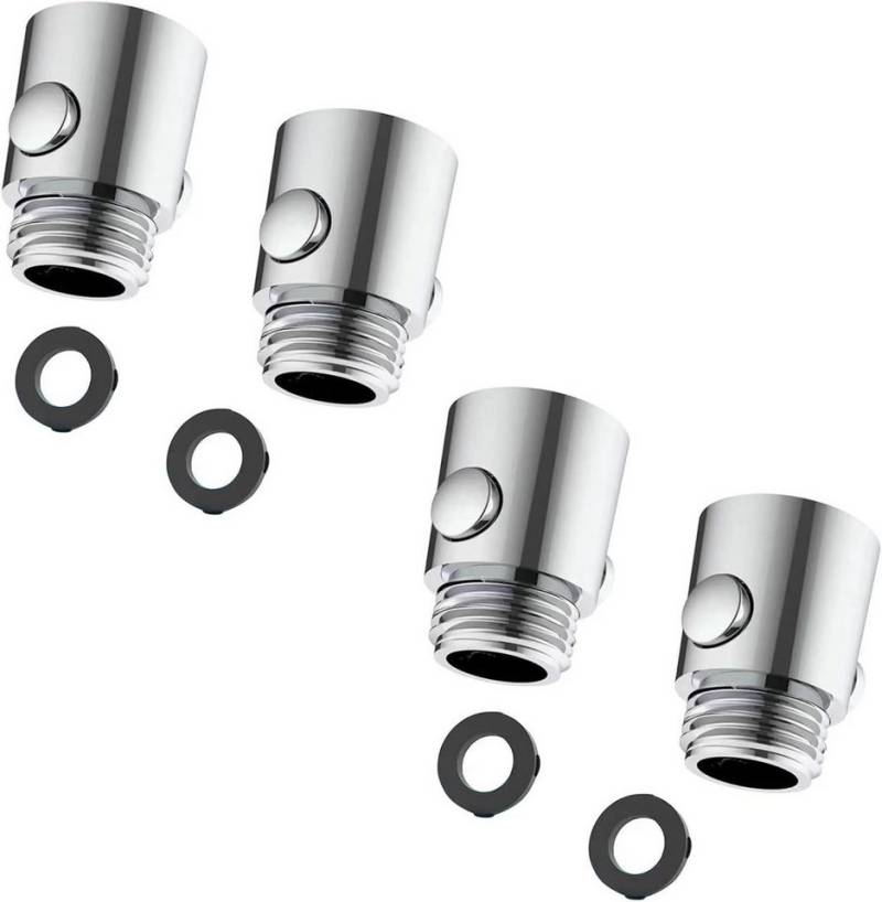 FELIXLEO Duscharmatur 4er Dusch Absperrventil Wasserstop Durchflussbegrenzer für Handbrause (1-St) von FELIXLEO