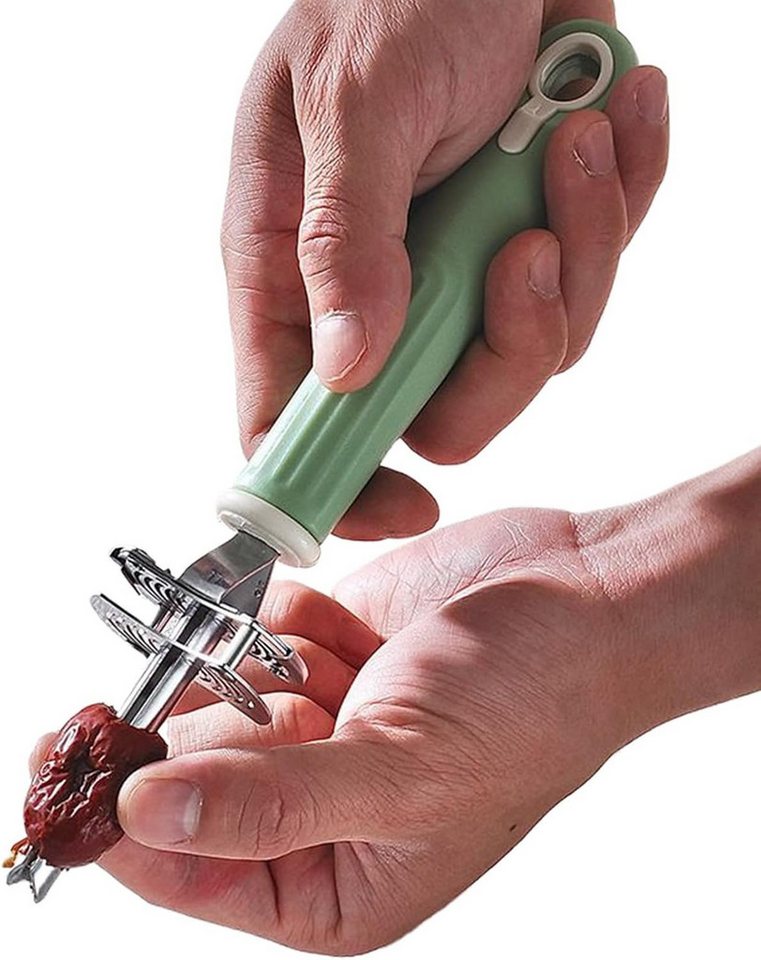 FELIXLEO Entkerner Edelstahl Kernentferner Küchenwerkzeug Für Obst Gemüse, (1-tlg) von FELIXLEO