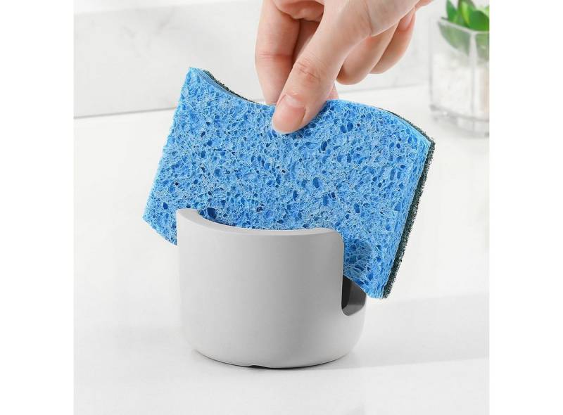 FELIXLEO Geschirrständer Kieselgur Schwammhalter Spülschwamm Ablage Hellgrau Klein FELIXLEO Geschirrständer Kieselgur Schwammhalter Spülschwamm Ablage Hellgrau Klein von FELIXLEO