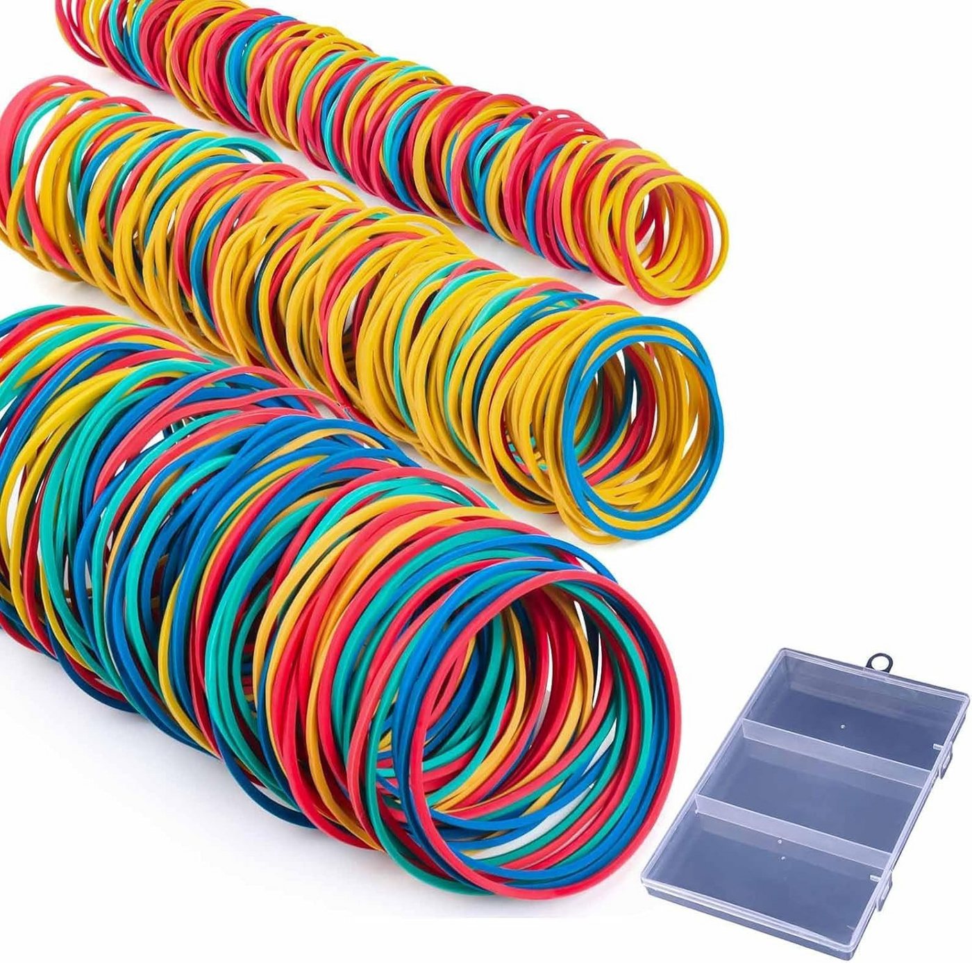 FELIXLEO Gummibänder Gummibänder 420 Stück Bunte Gummiringe Haushalt Büro FELIXLEO Gummibänder Gummibänder 420 Stück Bunte Gummiringe Haushalt Büro von FELIXLEO