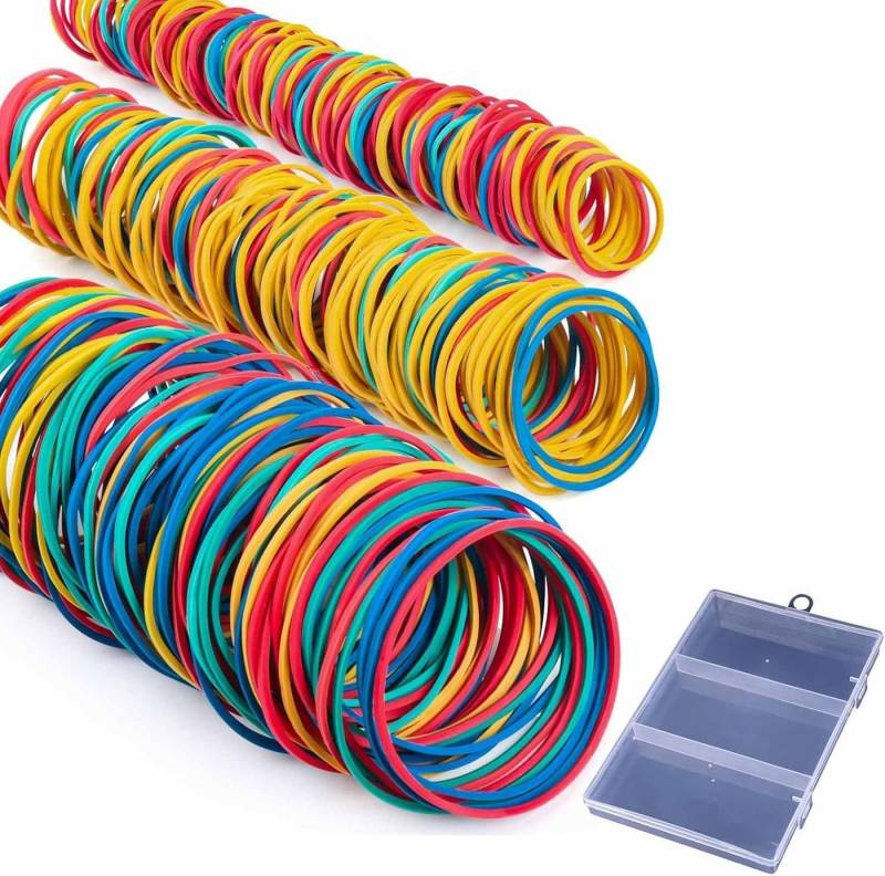FELIXLEO Gummibänder Gummibänder 420 Stück Bunte Gummiringe Haushalt Büro FELIXLEO Gummibänder Gummibänder 420 Stück Bunte Gummiringe Haushalt Büro von FELIXLEO