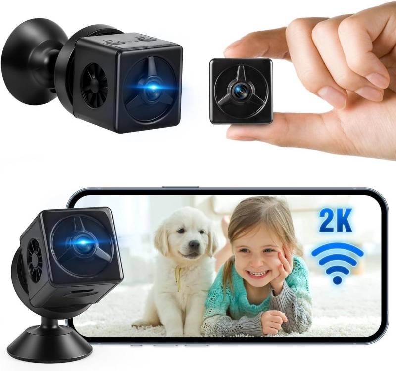FELIXLEO Indoor Kamera Full HD Mini Camera WiFi Small Camera, Mini Surveillance Camera von FELIXLEO