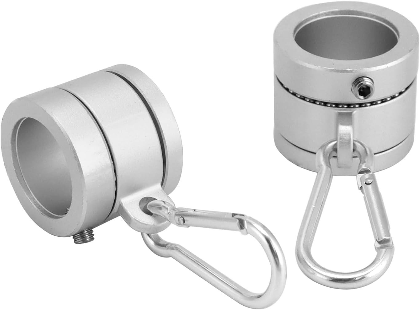 FELIXLEO Karabiner 2 Stück Aluminium Fahnenmast Ringe Karabiner 360 Grad Drehbar, (1 St) von FELIXLEO