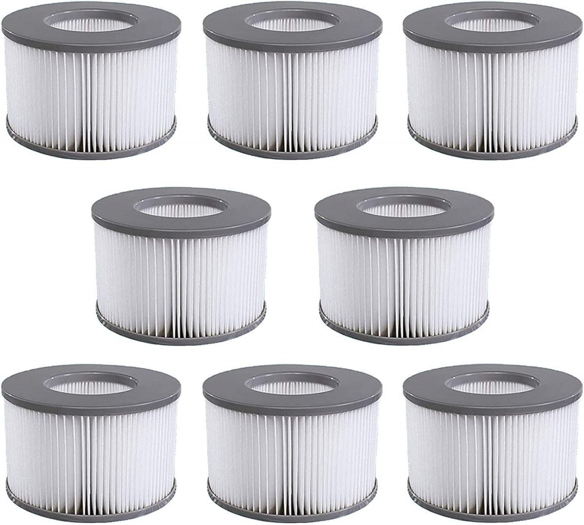 FELIXLEO Kartuschen-Filterpumpe 8st Ersatzfilterkartuschen für aufblasbares Mspa-Schwimmbecken (1 St) von FELIXLEO