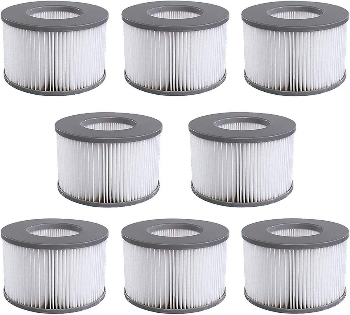 FELIXLEO Kartuschen-Filterpumpe Ersatzfilter für MSPA Whirlpool zubehör für MSPA FD2089 (8 St) von FELIXLEO