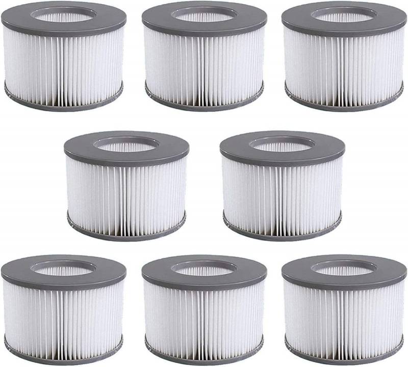 FELIXLEO Kartuschen-Filterpumpe Ersatzfilter für MSPA Whirlpool zubehör für MSPA FD2089 (8 St) von FELIXLEO