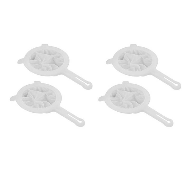 FELIXLEO Küchensieb Sieb Fein, 400 Mesh Haarsieb Nylon Sieb Mit Griffen Küchensieb, (4-St) von FELIXLEO