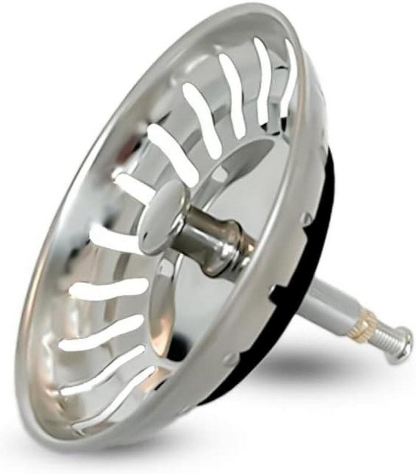 FELIXLEO Küchensieb Verstellbarer Waschbeckenstöpsel Sieb 82mm Edelstahl, (1-St) von FELIXLEO