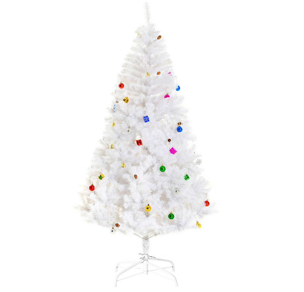 FELIXLEO Künstlicher Weihnachtsbaum Weihnachtsbaum Weiß 180cm künstlicher Christbaum mit Deko Ständer FELIXLEO Künstlicher Weihnachtsbaum Weihnachtsbaum Weiß 180cm künstlicher Christbaum mit Deko Ständer von FELIXLEO