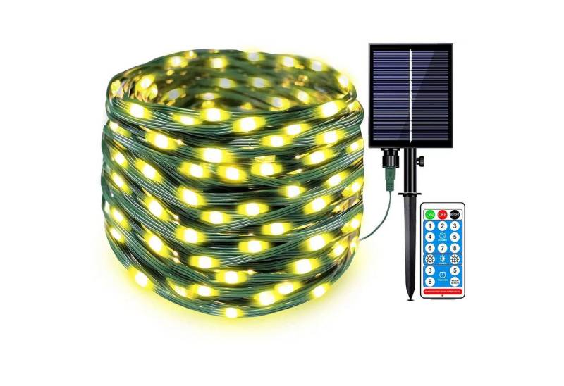 FELIXLEO LED Solarleuchte 30M 300LEDs Solar LichterketteLED wechselbar warmweiß Tageslichtweiß von FELIXLEO