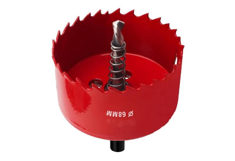 FELIXLEO Lochsäge Lochsäge 68mm,1 Stücke Rot Universal HSS M42 Bi-Metall Lochsägen, 1-tlg. von FELIXLEO