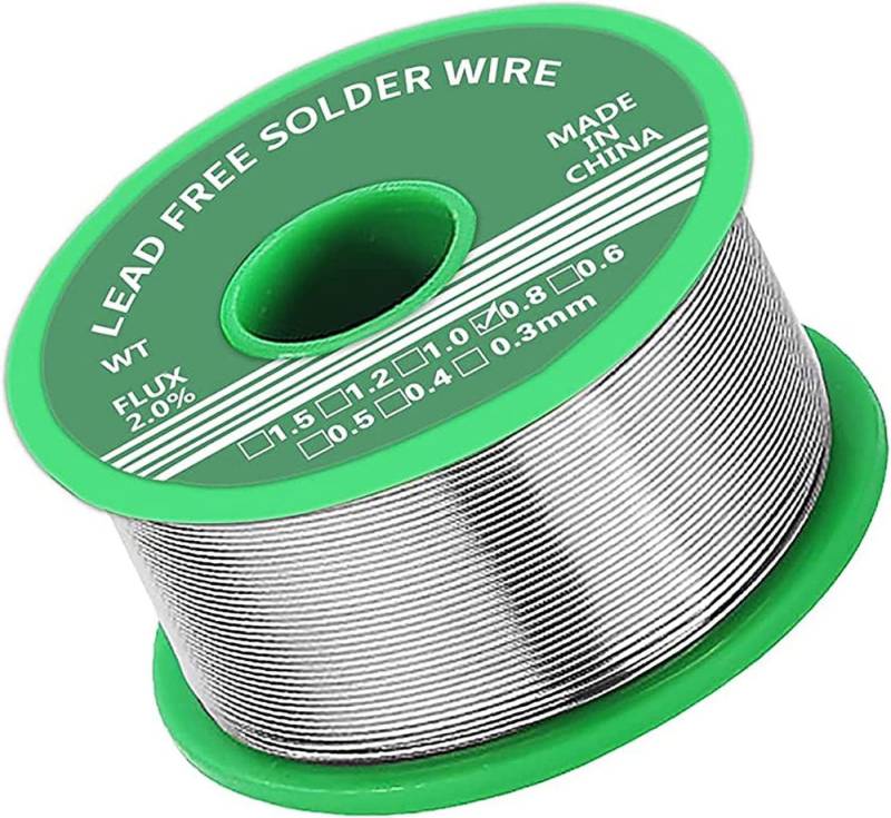 FELIXLEO Lötkolben Lötzinn 0.8mm, Lötzinn mit Flussmittel 50g, Lötzinn Bleifrei FELIXLEO Lötkolben Lötzinn 0.8mm, Lötzinn mit Flussmittel 50g, Lötzinn Bleifrei von FELIXLEO
