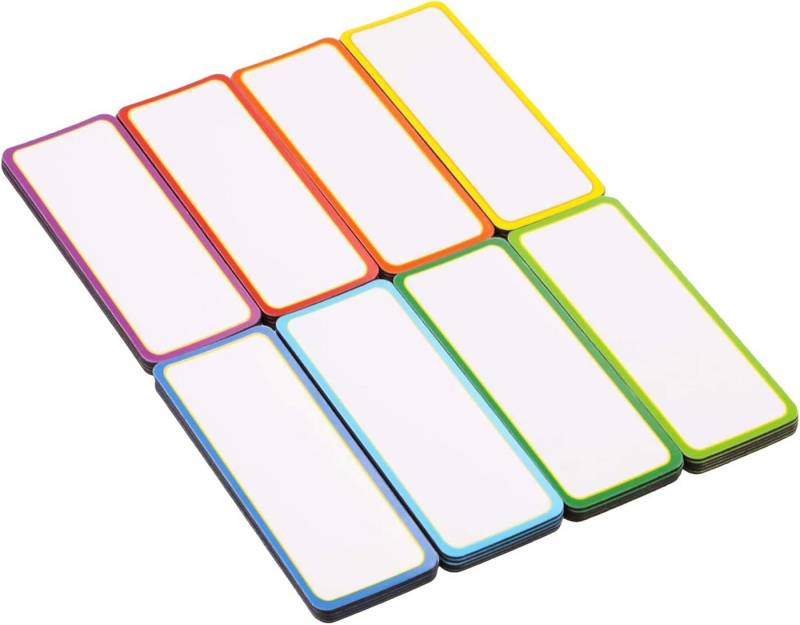 FELIXLEO Magnettafel 27 Stück Magnetstreifen beschreibbar Abwischbare Magnetschilder Set, (1-tlg) von FELIXLEO