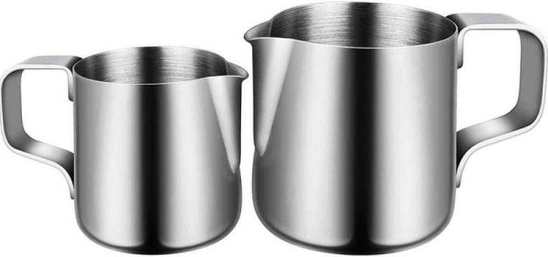 FELIXLEO Milchkännchen Milchkännchen Edelstahl 150ml/350ml Milchaufschäumer für Latte, (1-St) von FELIXLEO