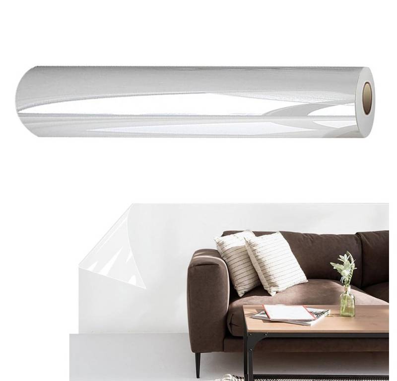 FELIXLEO Möbelfolie Transparent Wandschutzfolie Selbstklebend, 45x500cm Klebefolie, (1St) von FELIXLEO