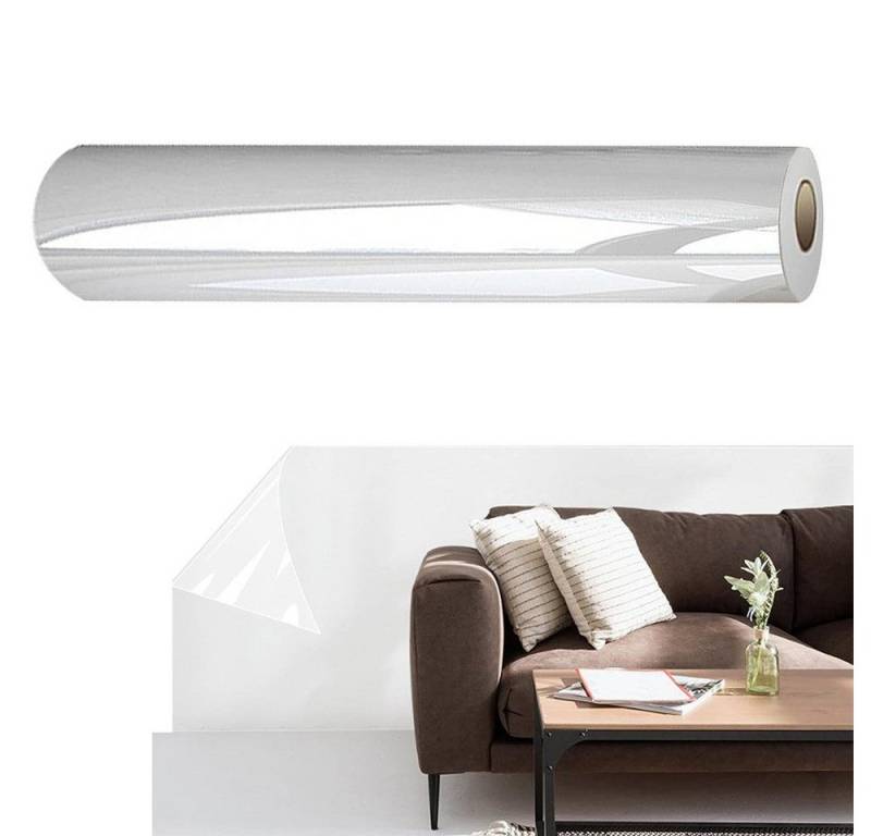 FELIXLEO Möbelfolie Transparent Wandschutzfolie Selbstklebend, 45x500cm Klebefolie, (3St) von FELIXLEO