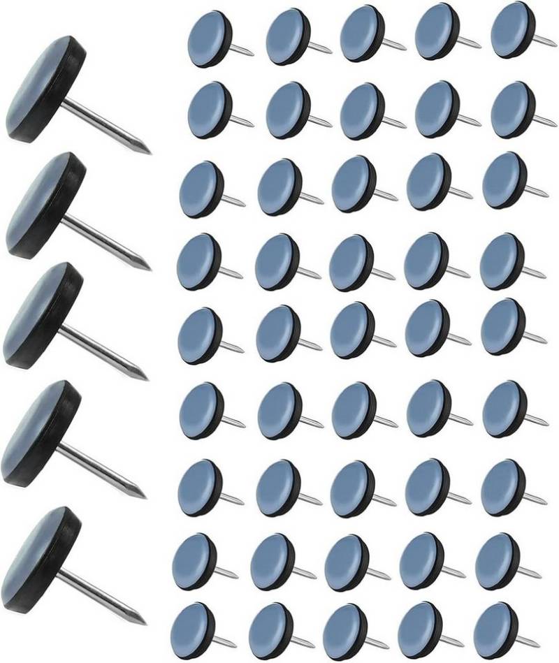 FELIXLEO Möbelfuß 50 Teflon Möbelgleiter mit Nagel 19mm Teflongleiter für Möbel, (1-St) von FELIXLEO