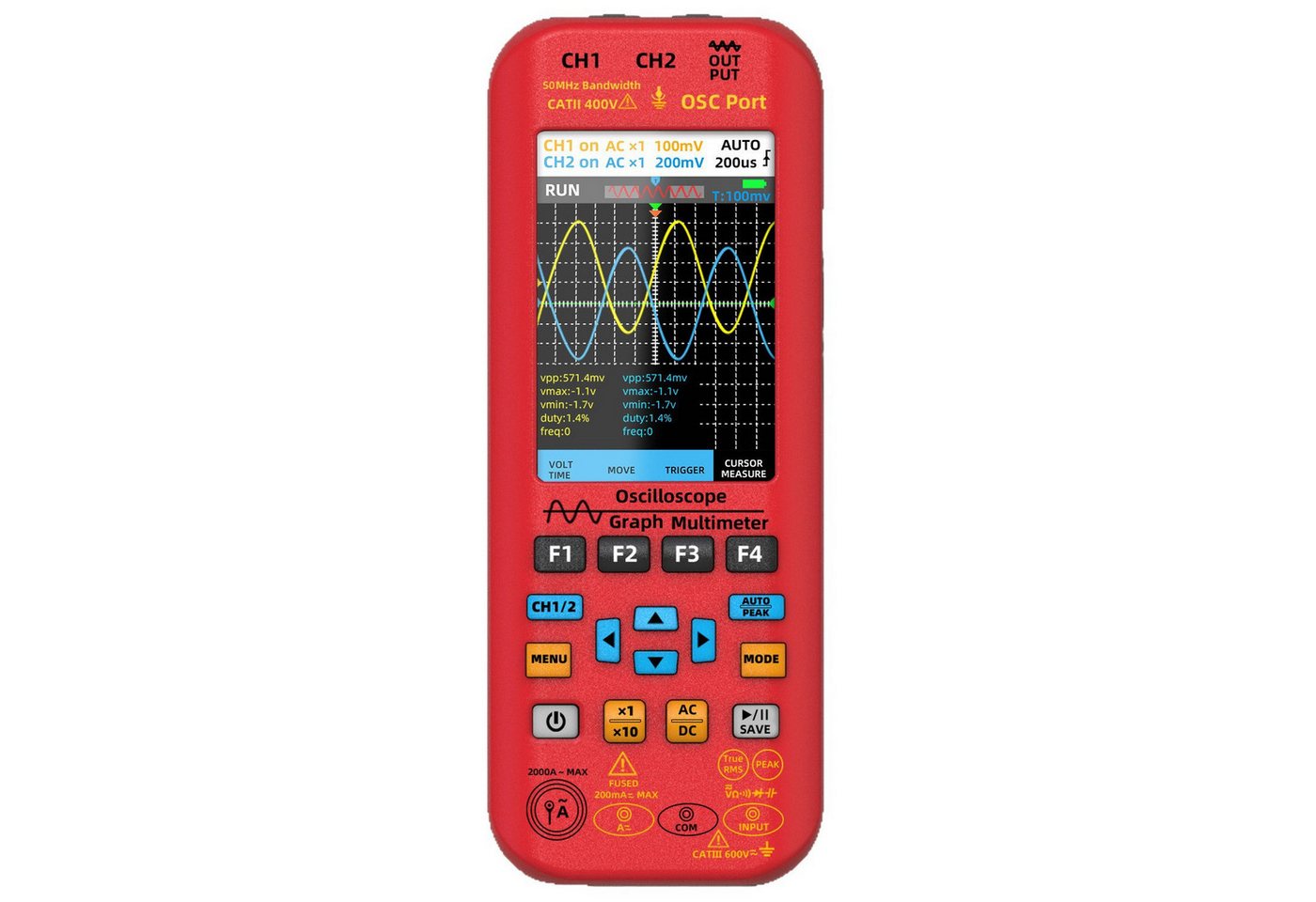 FELIXLEO Multimeter 50MHz Dual-Channel Oszilloskop mit Multifunktionsmessgerät FELIXLEO Multimeter 50MHz Dual-Channel Oszilloskop mit Multifunktionsmessgerät von FELIXLEO