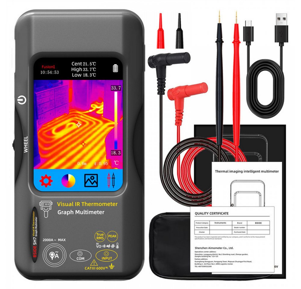 FELIXLEO Multimeter Multifunktions-Messgerät mit Wärmebild und Touchscreen von FELIXLEO