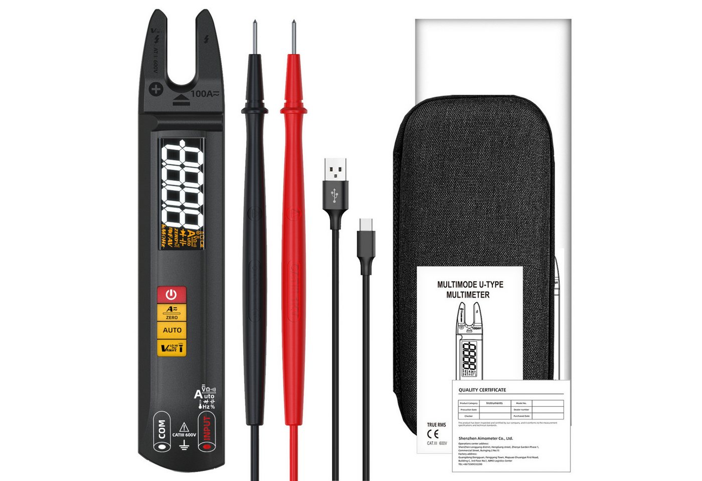 FELIXLEO Multimeter Multifunktions-Multimeter mit Schutz vor Überlastung FELIXLEO Multimeter Multifunktions-Multimeter mit Schutz vor Überlastung von FELIXLEO