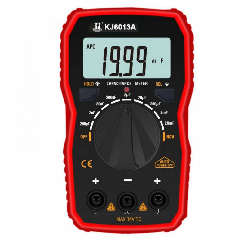 FELIXLEO Multimeter Multimeter Digital Voltmeter Batterietester Spannungsprüfer von FELIXLEO
