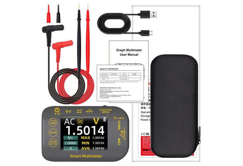 FELIXLEO Multimeter Präzisions-Tischmultimeter mit 20.000 Counts & Farbdisplay von FELIXLEO