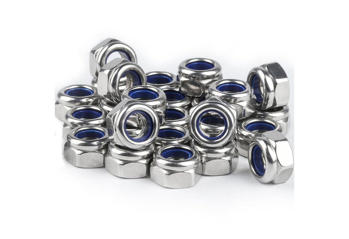 FELIXLEO Muttern 60er M8 Edelstahl Muttern Sechskant Sicherungsmuttern für Schrauben, (1-St) von FELIXLEO