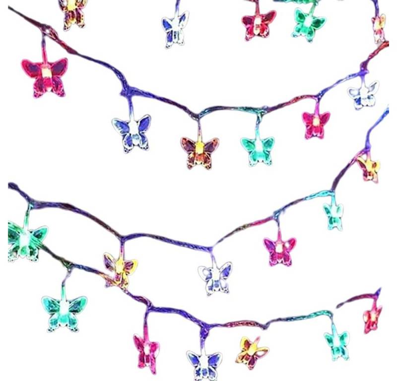 FELIXLEO Nachtlicht LED-Schmetterlings-Lichterkette Gartendekoration im Freien 1.5M von FELIXLEO