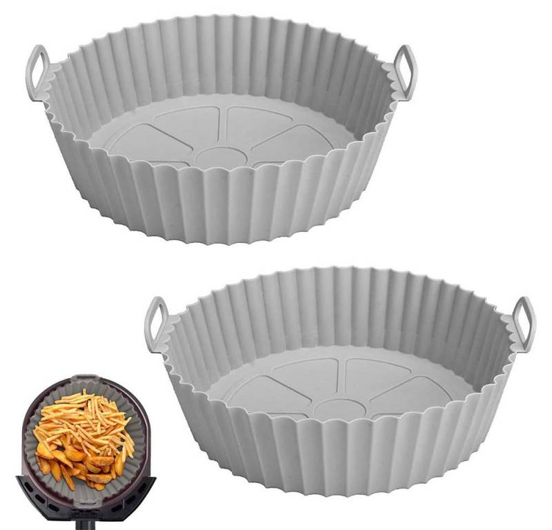 FELIXLEO Obstkuchenform Silikonform 2STK Air Fryer Silikon Backblech Wiederverwendbarer, (2-tlg) von FELIXLEO