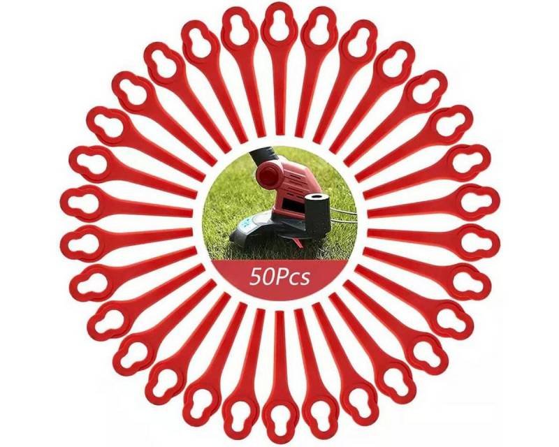 FELIXLEO Rasenmähermesser 50 Ersatzmesser Ferrex Rasentrimmer kompatibel FAR20i (1-St) von FELIXLEO