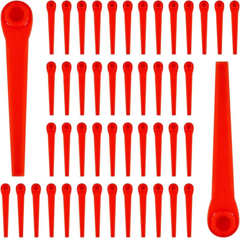 FELIXLEO Rasenmähermesser Ersatzmesser Rasentrimmer Kunststoffmesser 100 Stück (1-St) von FELIXLEO