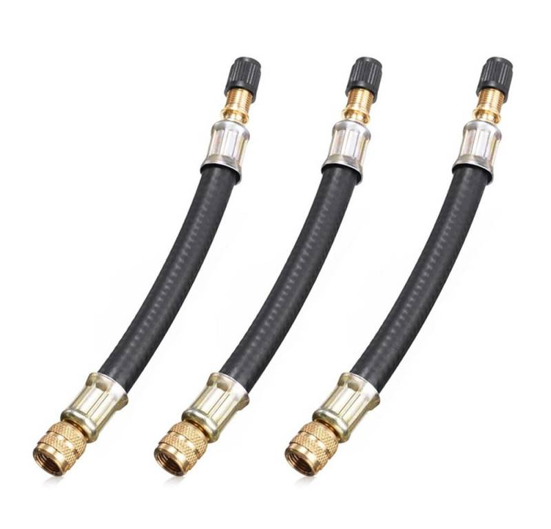 FELIXLEO Reifenmontierhilfe Universal Flexible Tire Valve Extenders 100mm für Auto LKW Motorrad, 3-tlg. FELIXLEO Reifenmontierhilfe Universal Flexible Tire Valve Extenders 100mm für Auto LKW Motorrad, 3-tlg. von FELIXLEO