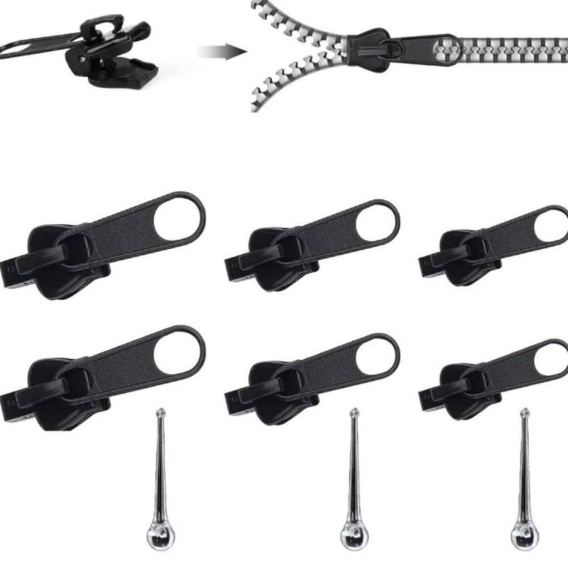 FELIXLEO Reißverschluss 6 Stück Reißverschluss Reparaturset,Reissverschluss Reparatur Set FELIXLEO Reißverschluss 6 Stück Reißverschluss Reparaturset,Reissverschluss Reparatur Set von FELIXLEO