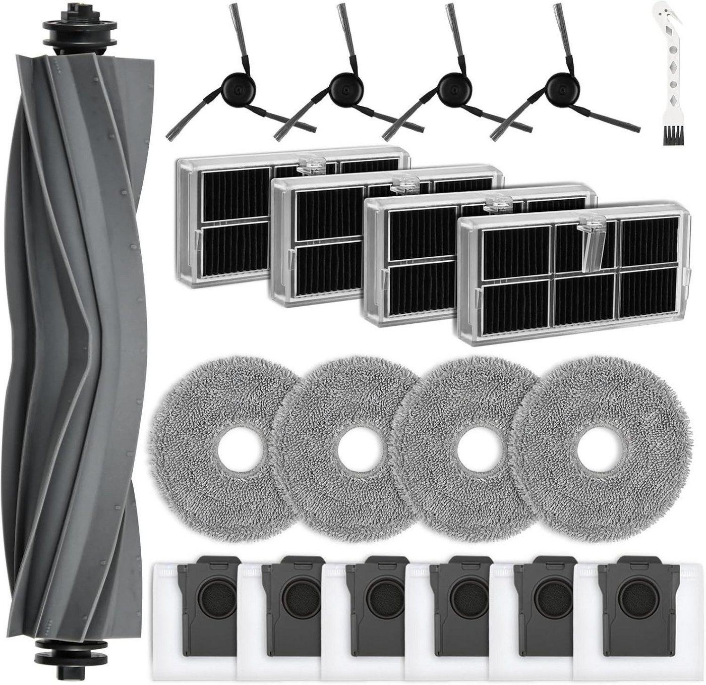 FELIXLEO Saugroboter Zubehör-Set 20 Stück Zubehörset für Dreame X40 Ultra Complete Staubsauger Roboter, (1-tlg) von FELIXLEO