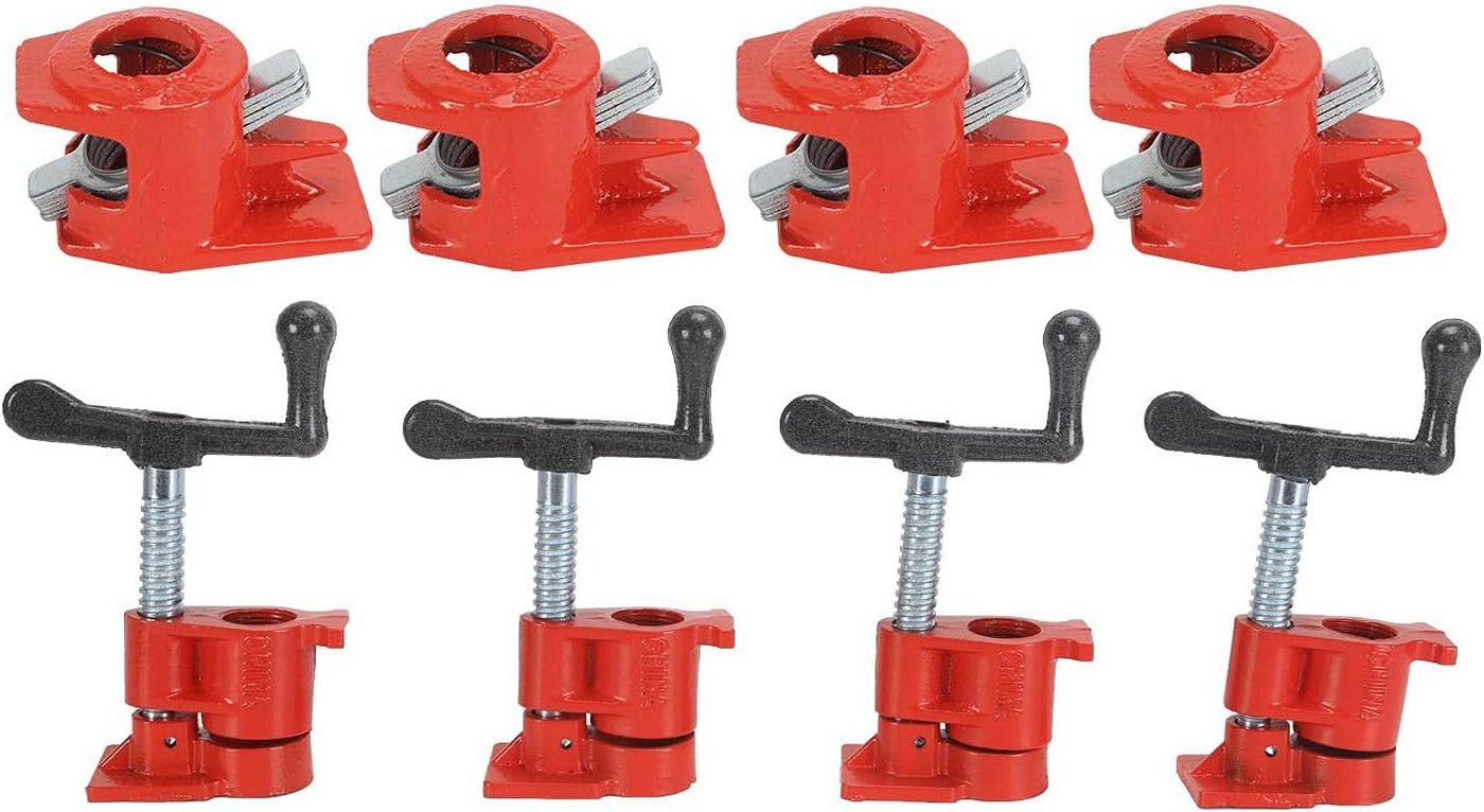 FELIXLEO Schraubzwinge 4er Rohrschraubzwinge 3/4" Rohrklemme Schnellspanner Metall, (1 St) von FELIXLEO