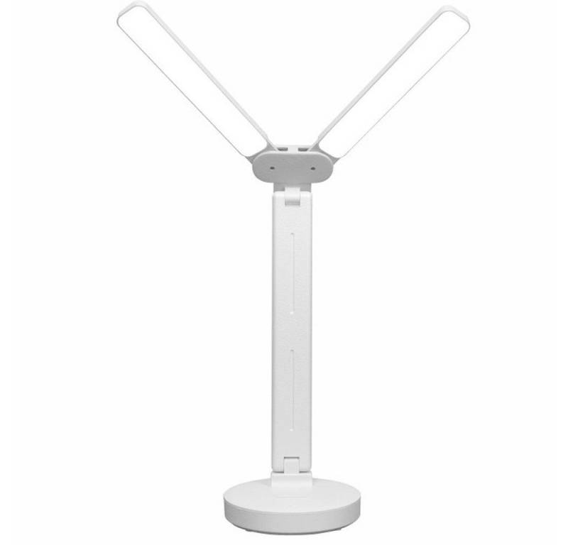 FELIXLEO Schreibtischlampe LED Schreibtischlampe Dimmbar Doppelkopf Tischlampe Weiß von FELIXLEO