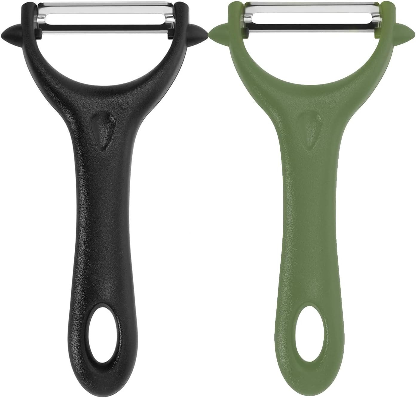 FELIXLEO Sparschäler 2er Sparschäler Edelstahl Universalschäler für Gemüse Obst, (1-tlg) von FELIXLEO