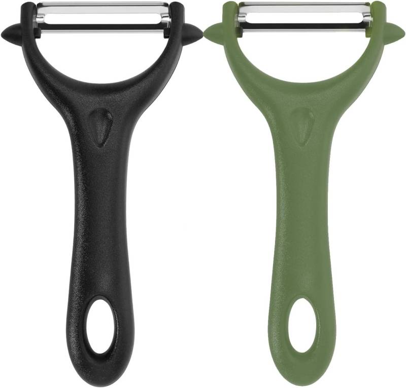 FELIXLEO Sparschäler 2er Sparschäler Edelstahl Universalschäler für Gemüse Obst, (1-tlg) von FELIXLEO