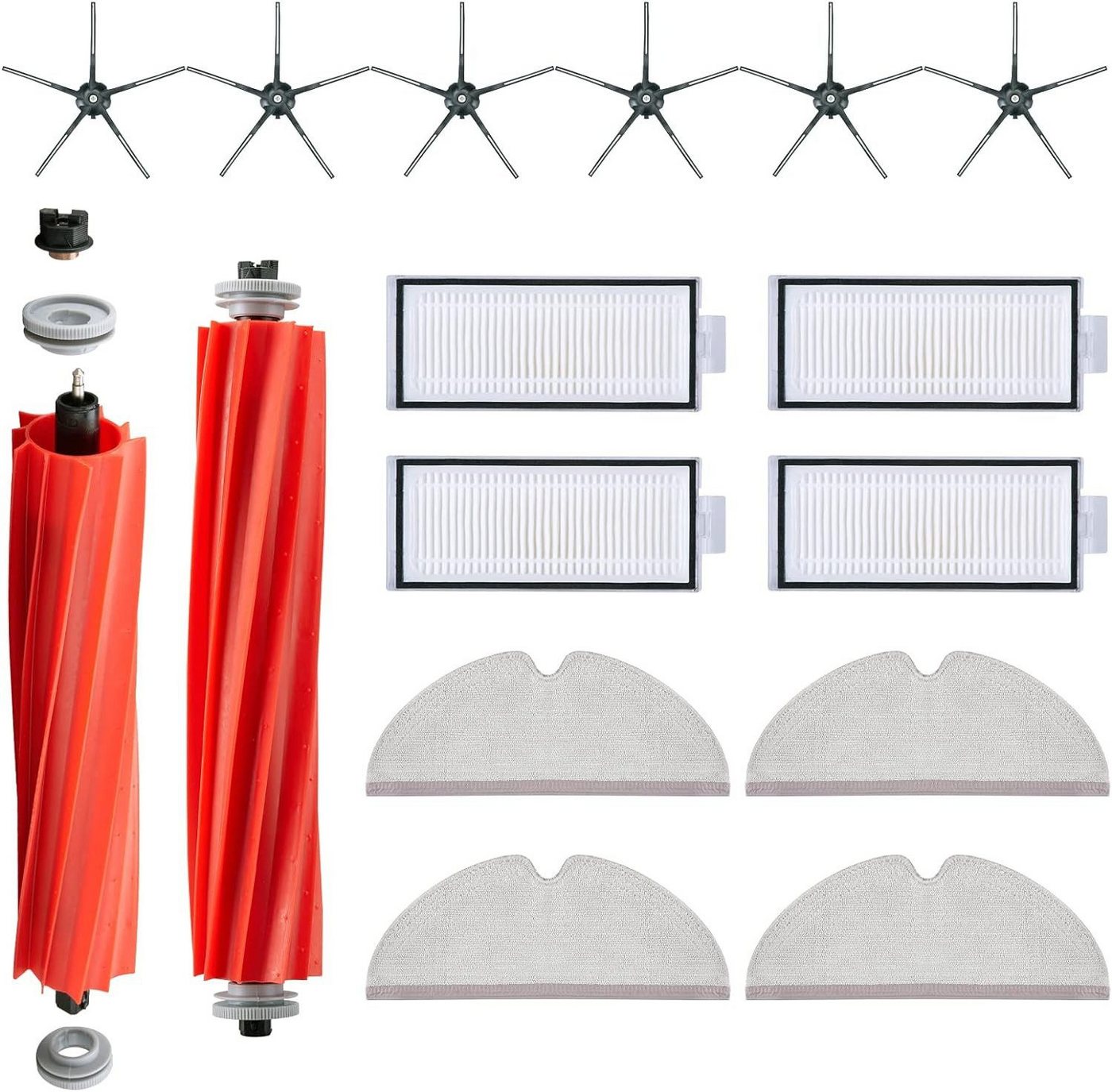FELIXLEO Staubsaugerdüsen-Set 16 Stück Zubehörset für Roborock Q7/Q7 Max+ Staubsauger Ersatzteile, (1-tlg) von FELIXLEO