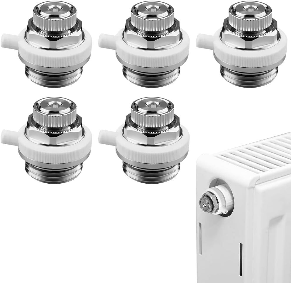 FELIXLEO Steckschlüssel Heizkörper Entlüfter 5er Messing 1 2 Zoll Selbstabdichtend (1 St) von FELIXLEO