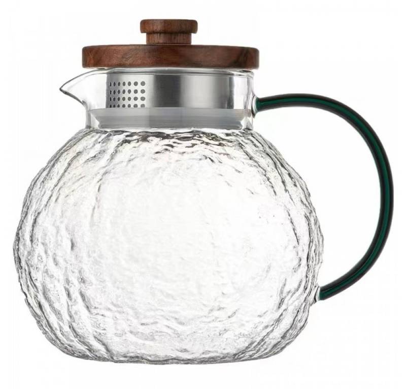 FELIXLEO Teekanne Teekanne Teekannen Glas Tee-Glas Temperaturbeständigkeit 1300 ml, (1-St) von FELIXLEO