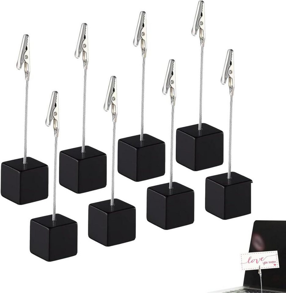 FELIXLEO Tischkartenhalter 12 Stück Memo Clip Halter Fotohalter Memohalter für Bilder Karten Büro, (12-tlg) von FELIXLEO