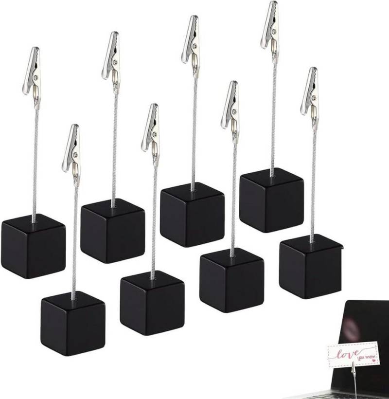 FELIXLEO Tischkartenhalter 12 Stück Memo Clip Halter Fotohalter Memohalter für Bilder Karten Büro, (12-tlg) von FELIXLEO