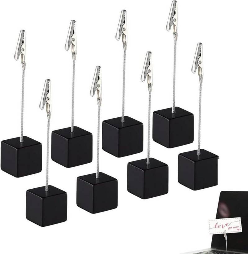 FELIXLEO Tischkartenhalter 12 Stück Memo Clip Halter Fotohalter Memohalter für Bilder Karten Büro, (36-tlg) von FELIXLEO