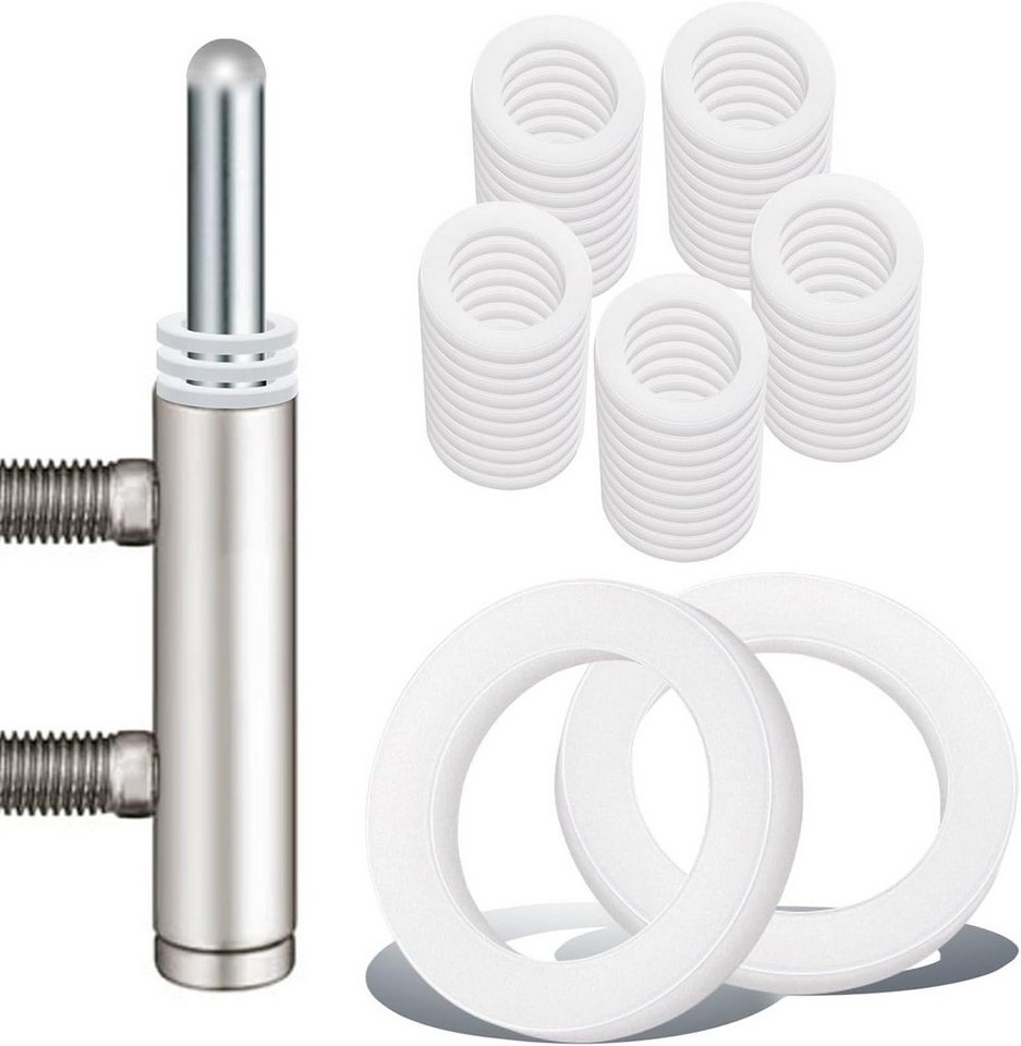 FELIXLEO Unterlegscheibe 100 Stück Fitschenringe Kunststoff 1mm 2mm Türscharnier Unterlage, 1-St. FELIXLEO Unterlegscheibe 100 Stück Fitschenringe Kunststoff 1mm 2mm Türscharnier Unterlage, 1-St. von FELIXLEO