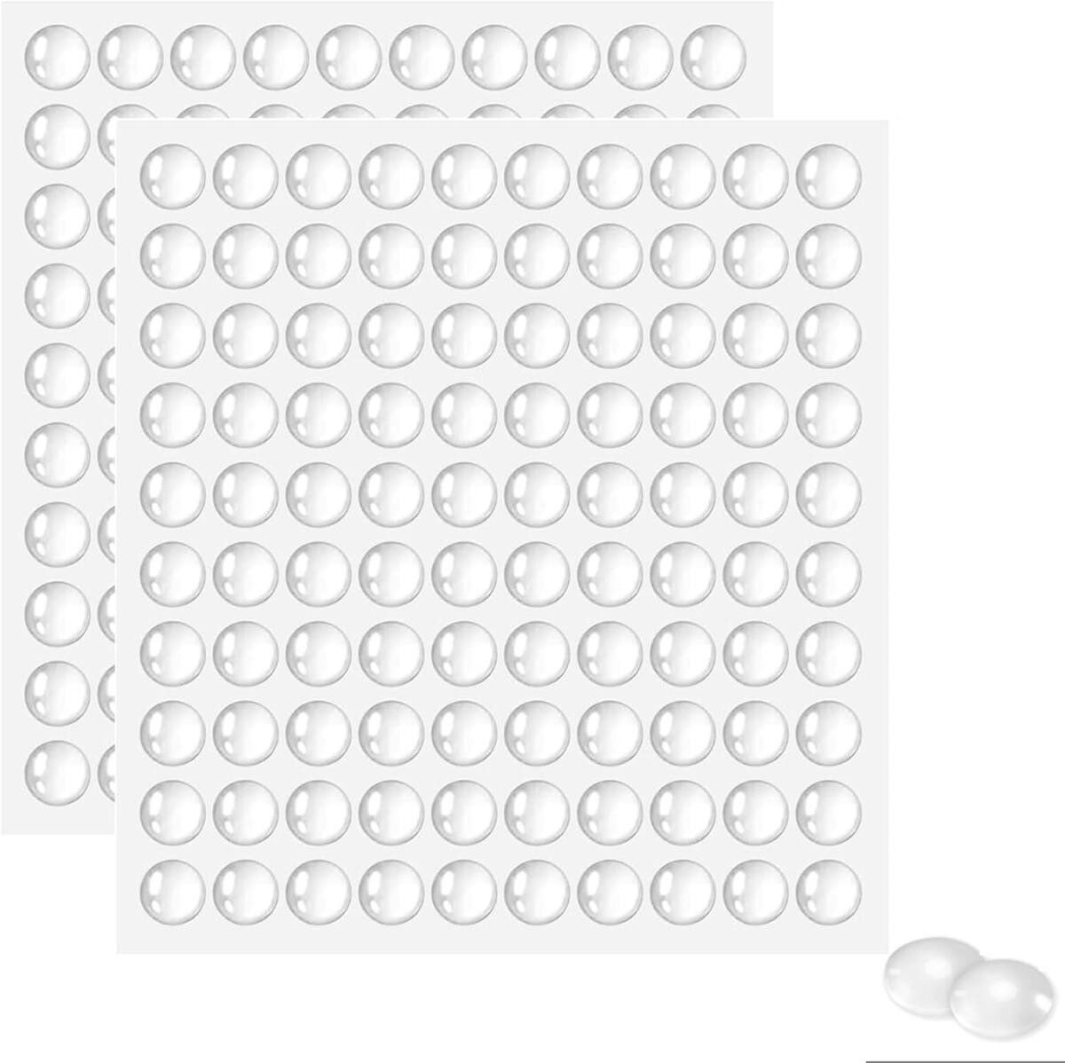 FELIXLEO Vibrationsdämpfer Gummifüße Selbstklebend Türpuffer Transparent Möbel Puffer, (800-St) von FELIXLEO