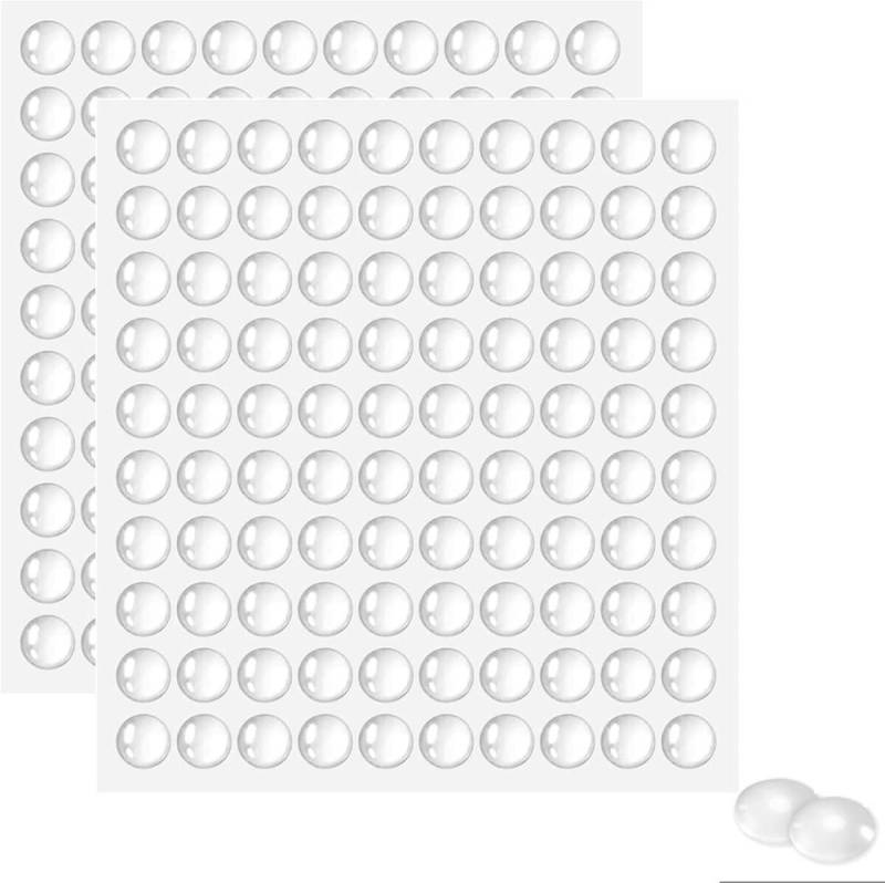 FELIXLEO Vibrationsdämpfer Gummifüße Selbstklebend Türpuffer Transparent Möbel Puffer, (800-St) von FELIXLEO