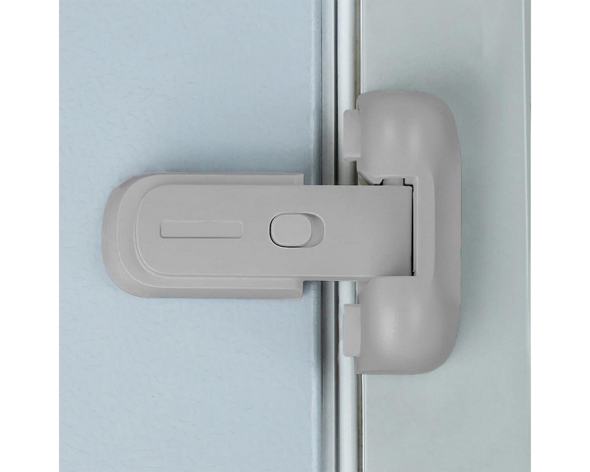 FELIXLEO Vorhängeschloss Freezer Door Latches 1 Pack Space Gray Fridge Lock für Kinder, (1-tlg) von FELIXLEO