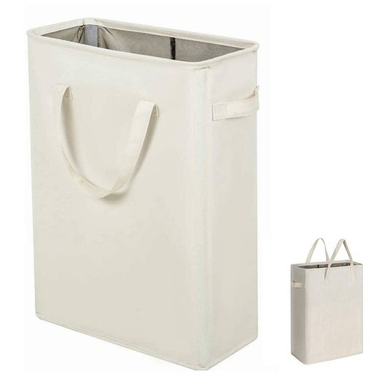 FELIXLEO Wäschesack Slim Wäschekorb, kleiner faltbarer, schmaler Wäschesack mit Griff von FELIXLEO